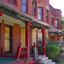 Cleveland&rsquo;s well-financed and -run network of community development organizations targeted this crumbling but historic eight-unit rowhouse in the Central neighborhood for rehabilitation.