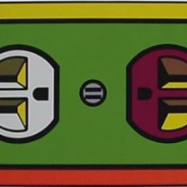 Mort Epstein&rsquo;s Pop Art-inspired electrical outlet, a CAAC-commissioned mural, graced the Union building on Euclid Avenue.