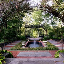 The restored Hungarian Cultural Garden