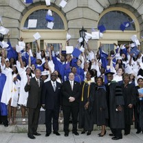 Graduation day at Cleveland Early College High School, 2012