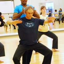 Dancer/choreographer Kapila Palihawadana of Sri Lanka, 2012 artist in residence with the Inlet Dance Theatre, conducts a master dance class at the Beck Center for the Performing Arts.