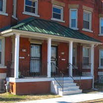 The East Central Townhomes, after a $1.2 million renovation by Burten, Bell and Carr Development Corporation