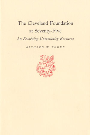 Cover of The Cleveland Foundation at Seventy-Five