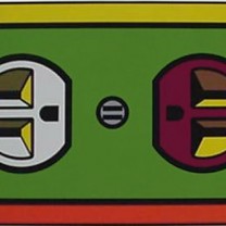 Mort Epstein&rsquo;s Pop Art-inspired electrical outlet, a CAAC-commissioned mural, graced the Union building on Euclid Avenue.