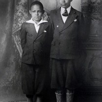 After their father&#039;s untimely death, future political icons Carl (left) and Louis Stokes lived with their mother at Outhwaite Homes.