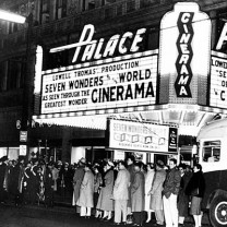 The Palace, the flagship of the Keith chain of vaudeville theaters, reinvented itself as a wide-screen movie house in the 1950s.