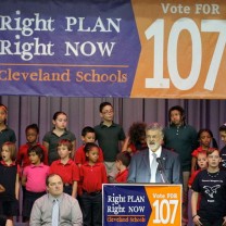 Cleveland voters expressed their hopes for the success of the reform plan by approving the Issue 107 operating levy.